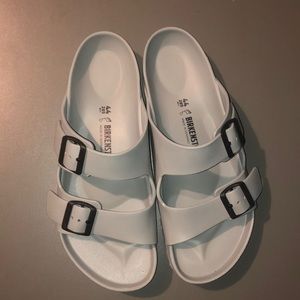 Grey Rubber Birkenstocks